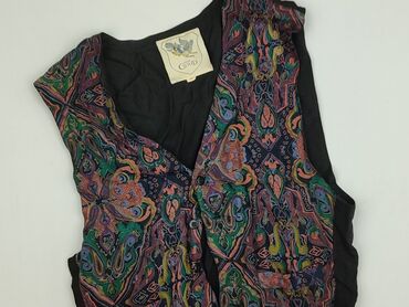 marynarka w kratę mohito: Women`s waistcoat, size 2XS (EU 32)