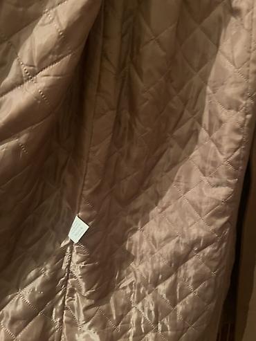 Пальто: Женское пальто-халат с поясом На зиму теплая размер 46 кашемир - — 5