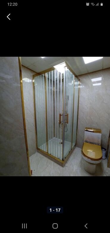 Duş kabinaları, arakəsmələr: Yeni Üstü açıq kabina, Düzbucaqlı, Pulsuz çatdırılma — 30