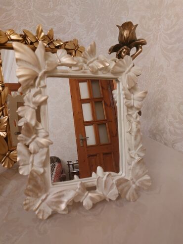 guzgu dekor: Зеркало Настольное, Прямоугольник, Для свадьбы, Ручная работа