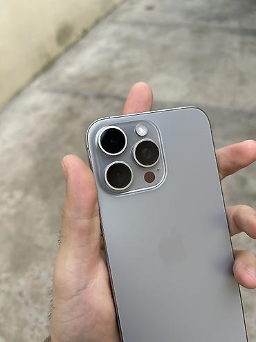 iphone 15 pro irşad qiyməti: IPhone 15 Pro Max, 256 GB, Natural Titanium, Face ID — 5