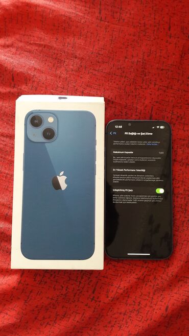 iphone 11 qiymeti irsad: IPhone 13, 128 GB, Mavi, Face ID