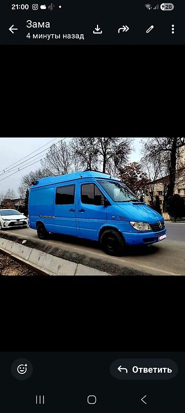 Mercedes-Benz Спринтер: 2002 г., 2.7 л, Механика, Дизель, Фургон — 1