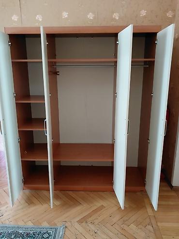 Qonaq otağı dəstləri: Mebel dəsti – vitrinlər və paltar şkafı - 4 qapılı paltar şkafı — 4