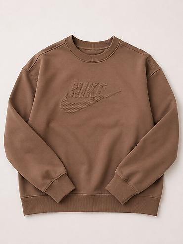 теплые мужские свитшоты: Мужская толстовка, Nike, One size, цвет - Коричневый — 1