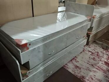 Односпальные кровати: Односпальная кровать, Новый, С матрасом, длина - 190 см — 4