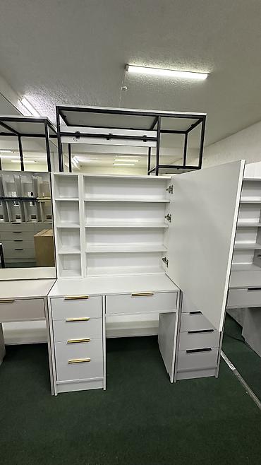 Комоды для одежды: Комод для одежды, Новый, С зеркалом, ЛДСП, цвет - Белый, Серый, Бежевый, Бесплатная доставка — 5