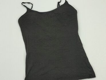 czarne koronkowe bluzki na ramiączkach: Blouse, S (EU 36), condition - Good