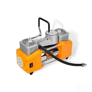 Kompresori za vazduh: Prenosivi dvoklipni auto kompresor sa manometrom - Snaga: 180 W — 1