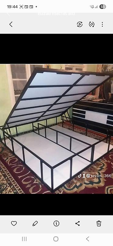 Qaldırılan mexanizmli çarpayı karkası və bazalı altlıq - Material