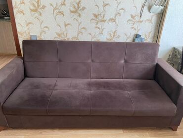 Mebel: Divan, İşlənmiş, Açılan, Bazalı, Vеlur parça, Çatdırılma yoxdur