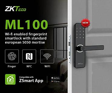 Qapı zamokları: "ZKTeco" - Çin brendi və Çin istehsalı.! Ağıllı Kilid "ML100" ZKTeco — 7