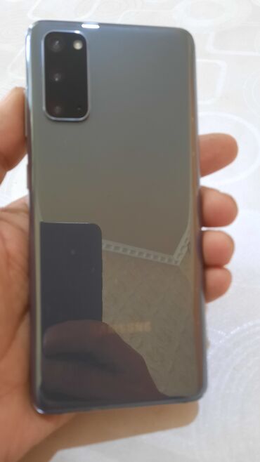телефон ховей: Samsung Galaxy S20, Б/у, 128 ГБ, цвет - Серый, eSIM