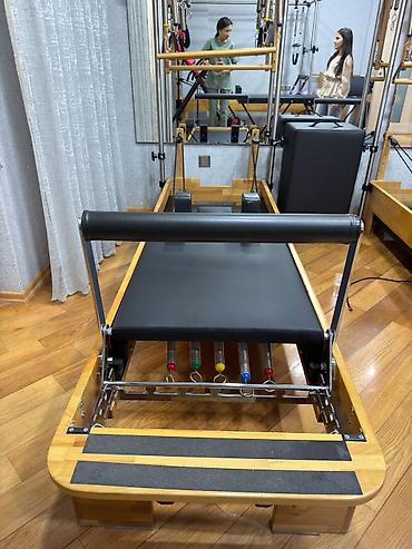 dj controller az: Pilates Reformer + Cadillac kombinə edilmiş trenajor - Möhkəm taxta — 2