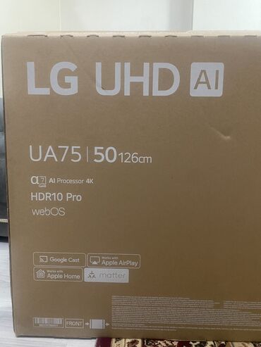 Televizorlar: Yeni Televizor LG 50" UHD (3840x2160) — 9