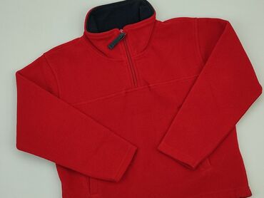 bluzka kopertowa czerwona: Sweatshirt, 5-6 years, 110-116 cm, condition - Very good