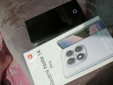 где можно купить телефон в кредит: Redmi, Redmi Note 14 Pro, Жаңы, 512 ГБ, түсү - Кара, 1 SIM, 2 SIM, eSIM
