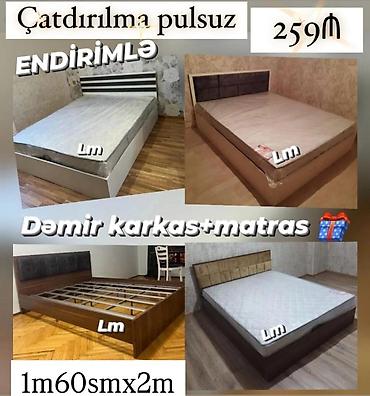 doşək matras: İkinəfərlik _*TAXT*_ _*SİFARİŞLƏ VƏ YENİ*_ Qiymət : *259₼* Ölçü — 2