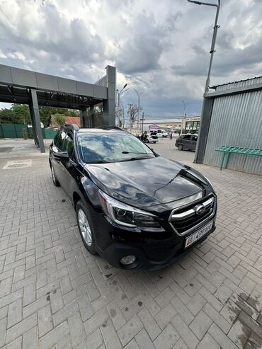 машина керек: Subaru Outback, черный кросс-вagon Основные характеристики: - Полный