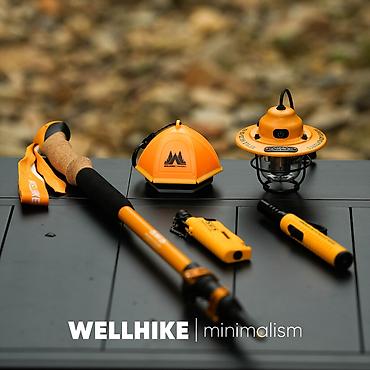 острые: Треккинговые палки WELLHIKE (пара) - Телескопическая конструкция с — 2