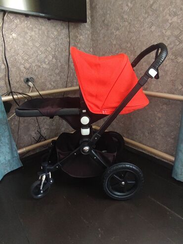 Коляски: Коляска, цвет - Черный, Б/у — 9