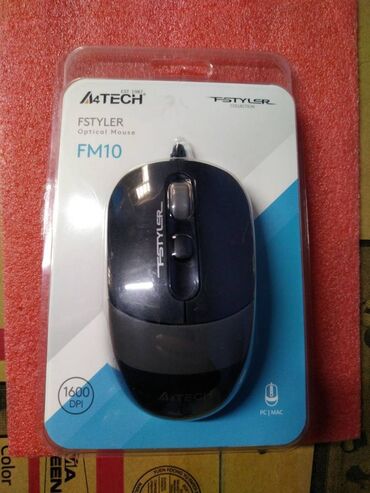 Компьютерные мышки: Мышка A4TECH FSTYLER FM10 OPTICAL MOUSE USB 1600DPI BLACK Новая Цена