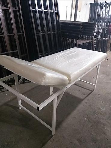 Salon, tibbi mebel: Yeni, Masaj kuşetkası, Qatlanmayan, rəng - Ağ — 2