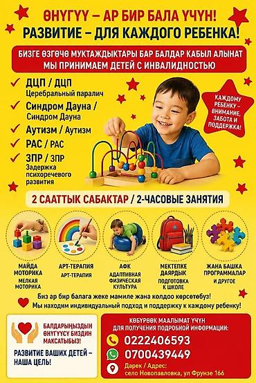 Детский центр развития и поддержки. Программа для детей, в том числе с