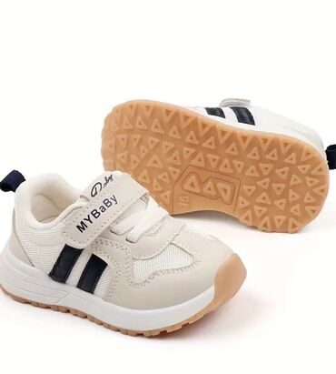 Krasofkalar və idman ayaqqabıları: Məhsul: Uşaq idman ayaqqabısı “MY BaBy” 22sm ölçüsü. - Rəng: süd-ağ — 2