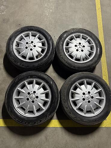 215 70 сешка: Литые Диски R 16 Mercedes-Benz, Комплект, отверстий - 5, Б/у — 3