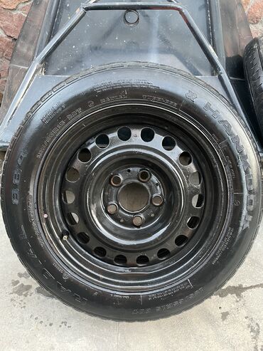 капот на мазду 6: Железные Диски R 15 AMG, 1 шт, отверстий - 5, Б/у