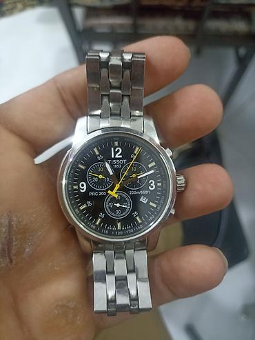 Наручные часы: Б/у, Наручные часы, Tissot, цвет - Черный — 1