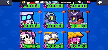 random şeylər: Brawl Stars hesabı (Supercell) - Kupa: 1060+ - Brawler sayı: 42/100 - — 5