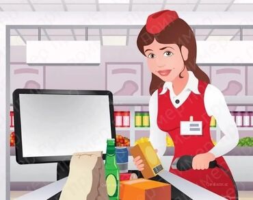 satici xanim teleb olunur: Кассир требуется, Только для женщин, 18-29 лет, 1-2 года опыта, Ежемесячная оплата