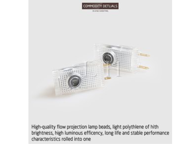 Tuning oprema: OPEL INSIGNIA - LED Logo projektor za vrata - komplet od 2 komada — 7