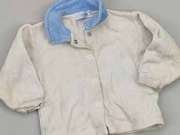 biały sweterek do chrztu: Bluza, 0-3 m, stan - Zadowalający