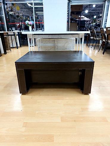 study table: Журнально-обеденный стол "Стамбул" на колёсиках. В собранном виде — 10