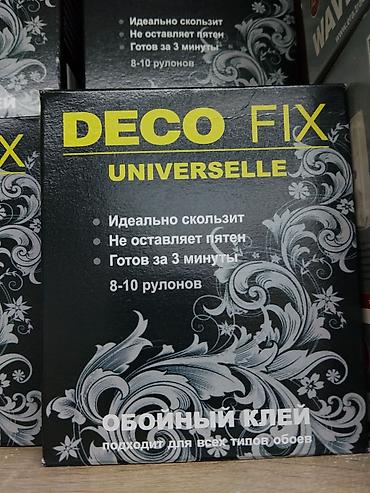 Туш кагаздар үчүн клей: Обойный клей DECO FIX Universelle - Подходит для всех типов обоев - — 1
