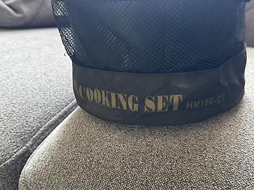Наборы посуды для готовки: Полевой набор посуды для готовки WILD COOKING SET HM166-C3 Компактный — 3