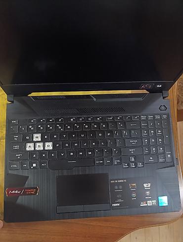 komputer 2ci əl: ASUS TUF Gaming F15 noutbuku bütün sənədləri zemanət talonu qutusu — 4