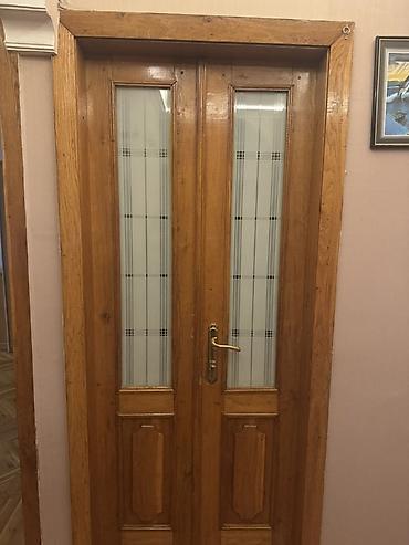 qoz qapı: Qapilar ve cerciveler Qoz agacindadir. Normal veziyyetdedir. 2eded — 4