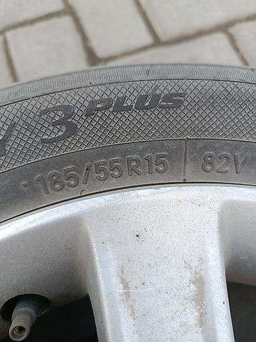 nano: Колеса в сборе 185 / 55 / R 15, Лето, Б/у, 1 шт, Легковые, Литые, отверстий - 4 — 2