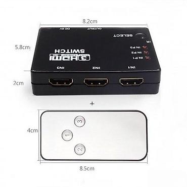 iris tv daljinski: HDMI RAZDELNIK SPLITTER SA 3 NA 1 SWITCH + DALJINSKI | HDMI — 4
