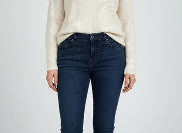 tesco spodnie damskie f f: F&F, Jeansy damskie, rozmiar M
