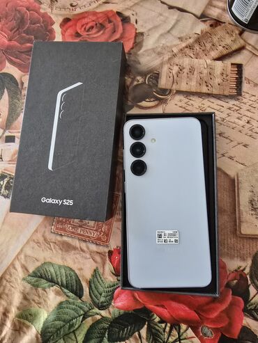 Samsung: Samsung S25, 128 GB, Zəmanət, Sensor, Barmaq izi