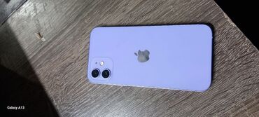 телефон texet: IPhone 12, Колдонулган, 64 ГБ, Көгүлтүр, Заряддоочу түзүлүш, Кабель, 79 %