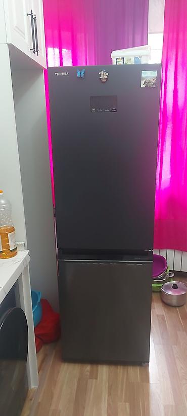 soyuducu motoru: Toshiba iki qapılı soyuducu - Rəng: tünd boz/black inox - Yerləşim — 1