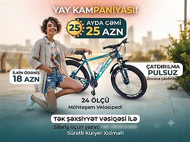 24: Yay kampaniyası – 24 ölçü möhtəşəm velosiped! Kredit tək şəxsiyyət — 1