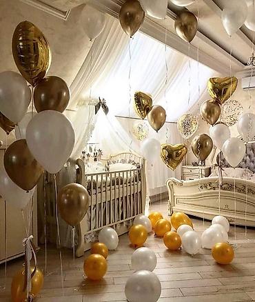 Воздушные шары и принадлежности: Гелевые шары Выписка из роддома День рождения, Юбилей У нас есть — 24