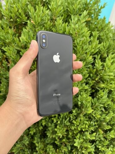 Apple iPhone: IPhone X, Б/у, 64 ГБ, Space Gray, 100 %